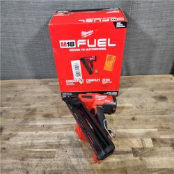 HOUSTON LOCATION - AS-IS (APPEARS LIKE NEW) Milwaukee 2839-20 M18 FUEL 15 Ga. 18 Volt Brushless Angled Finish Nailer (TOOL ONLY)