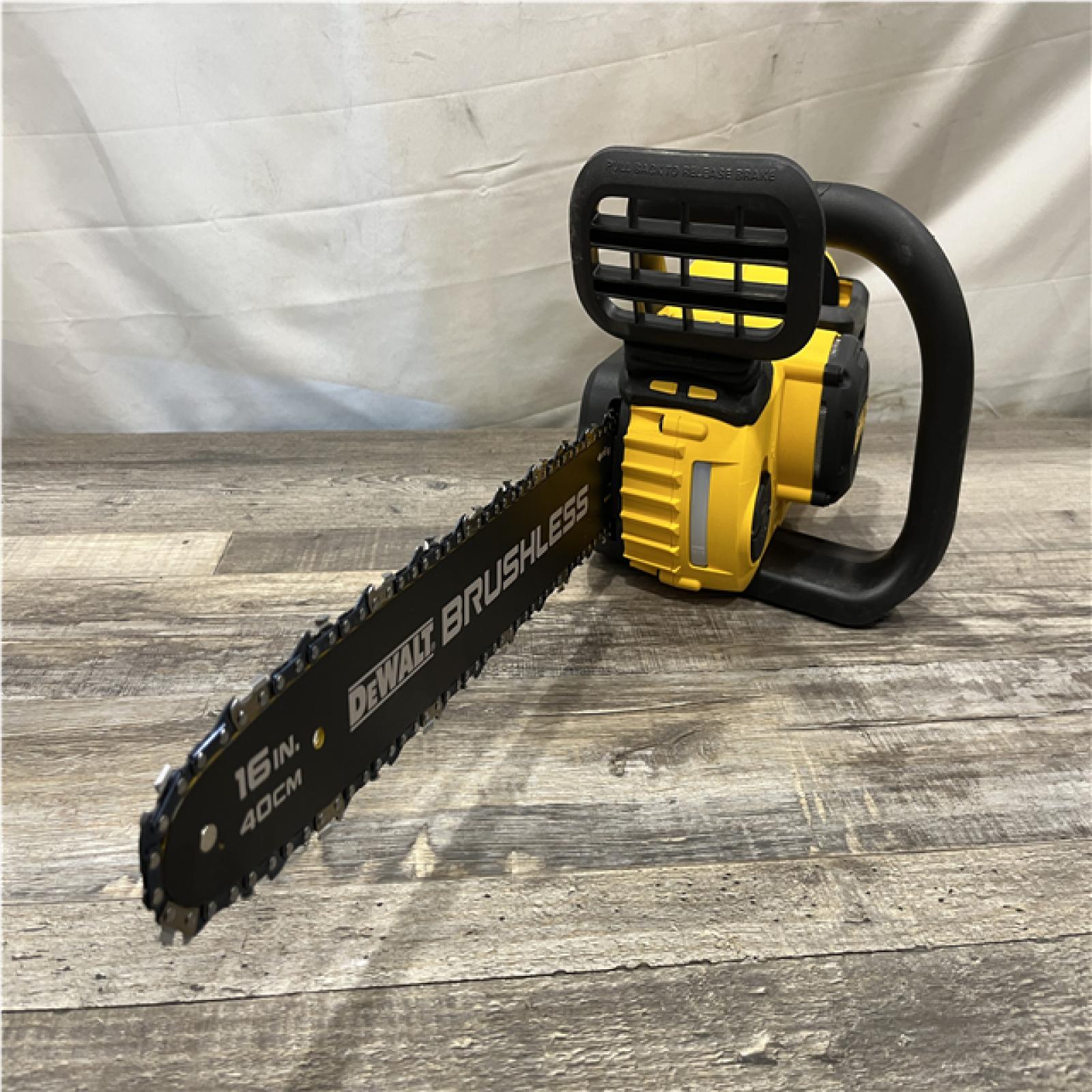 AS-IS DEWALT FLEXVOLT 60V MAX 16in. Brushless Cordless Chainsaw (Tool Only)
