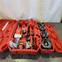 AS-IS- Milwaukee M18 ForceLogic 6T Knockout Tool 1/2 in. - 4 in Kit