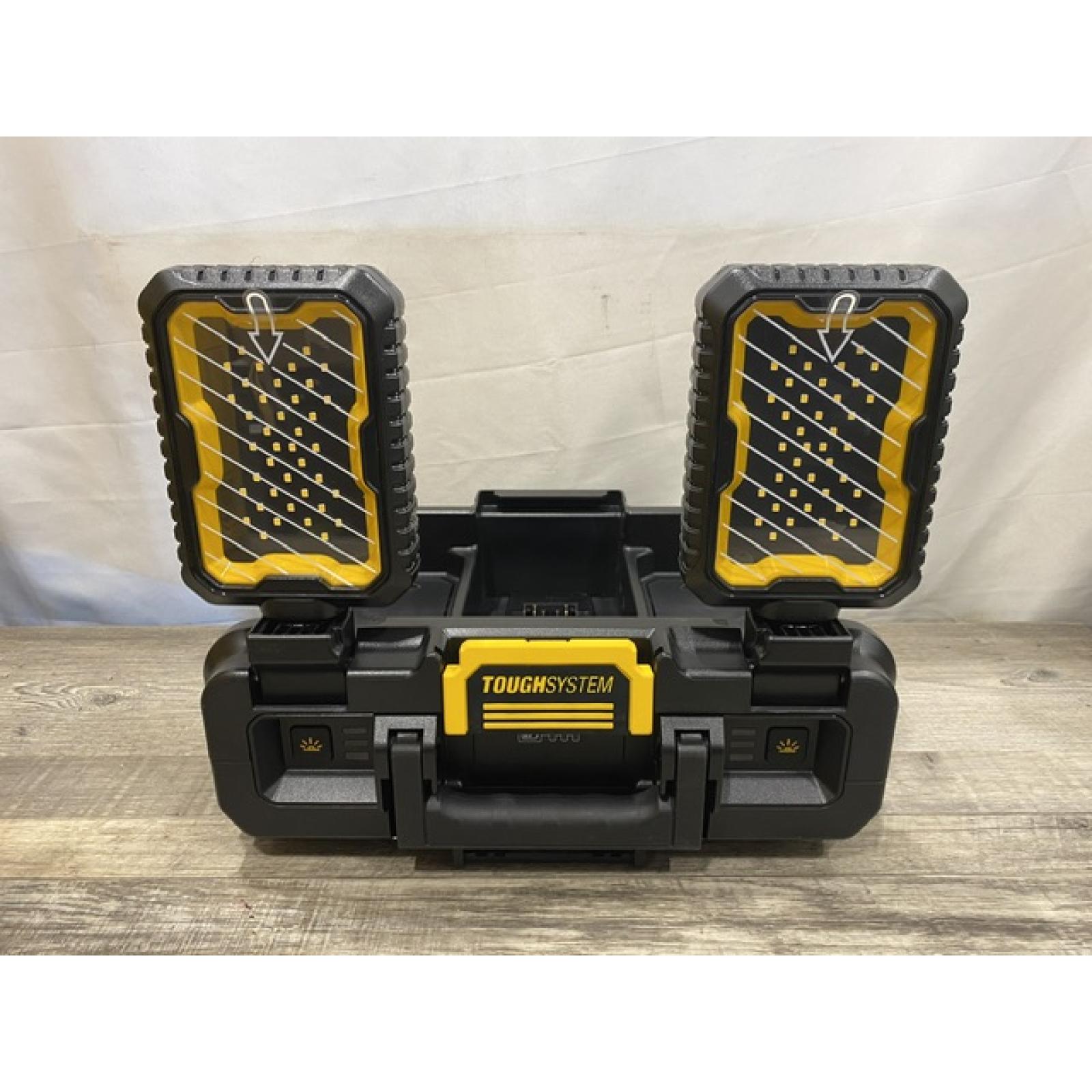 AS-IS DEWALT Tough System 2.0 Flex Volt 20V/60V Cordless LED Adjustable Work Light