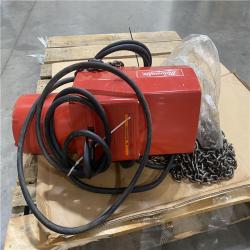 Dallas Location - As-Is Milwaukee 2-Ton 20 ft. Electric Chain Hoist