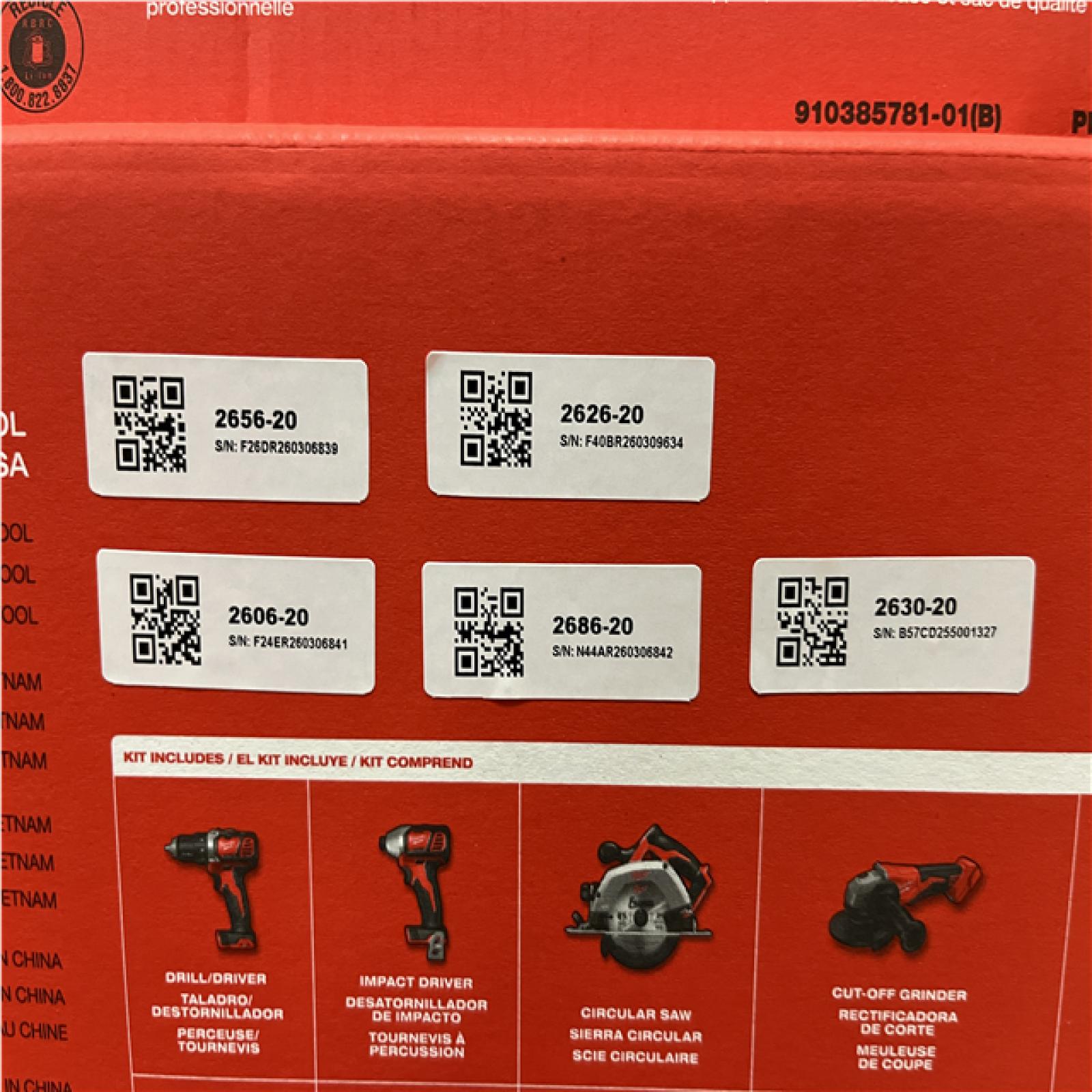 NEW - Milwaukee 18-Volt Lithium-Ion Cordless (6-Tool) Combo Kit