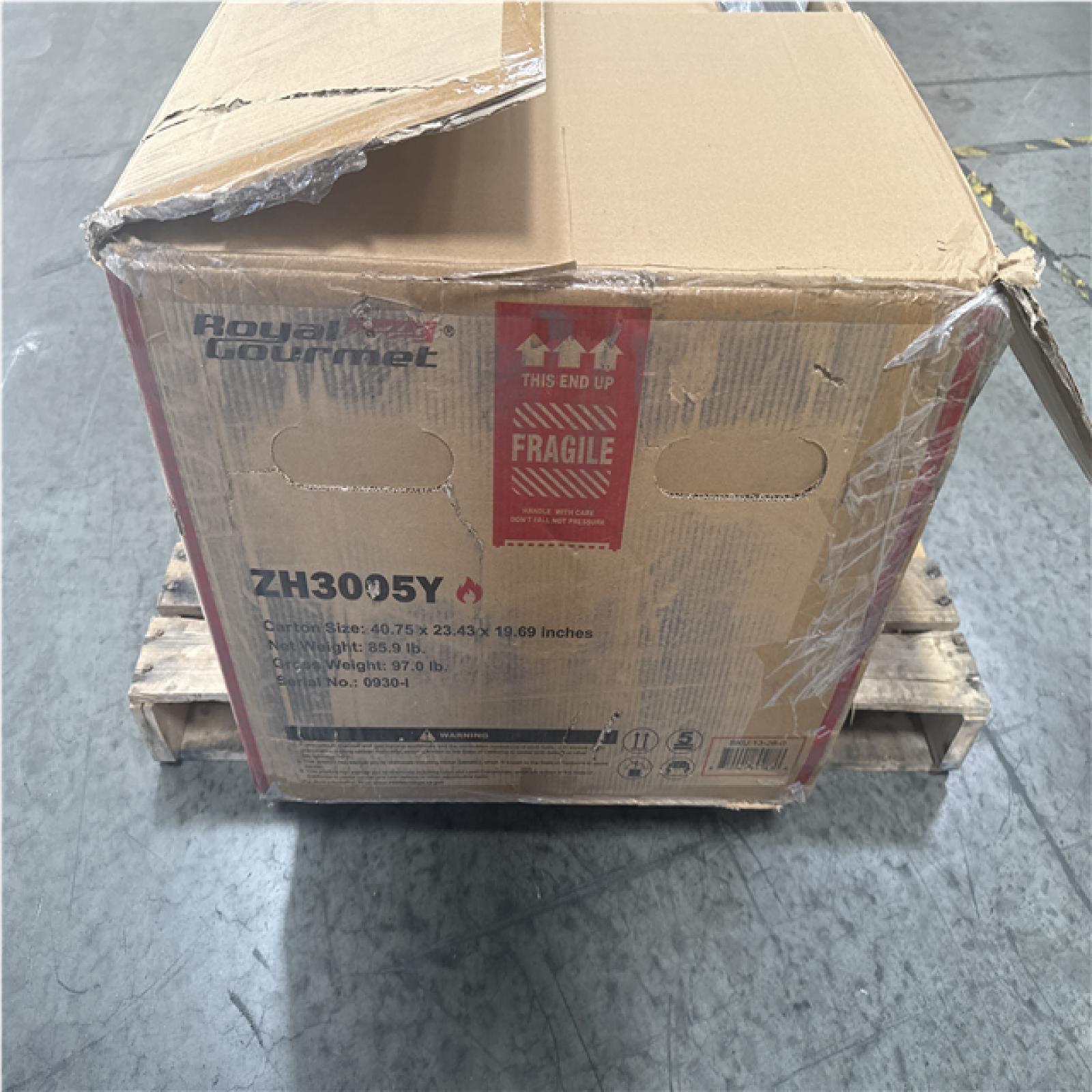 CALIFORNIA LIKE NEW ZH3005Y 2 BURNER GAS CHARCOAL GRILL