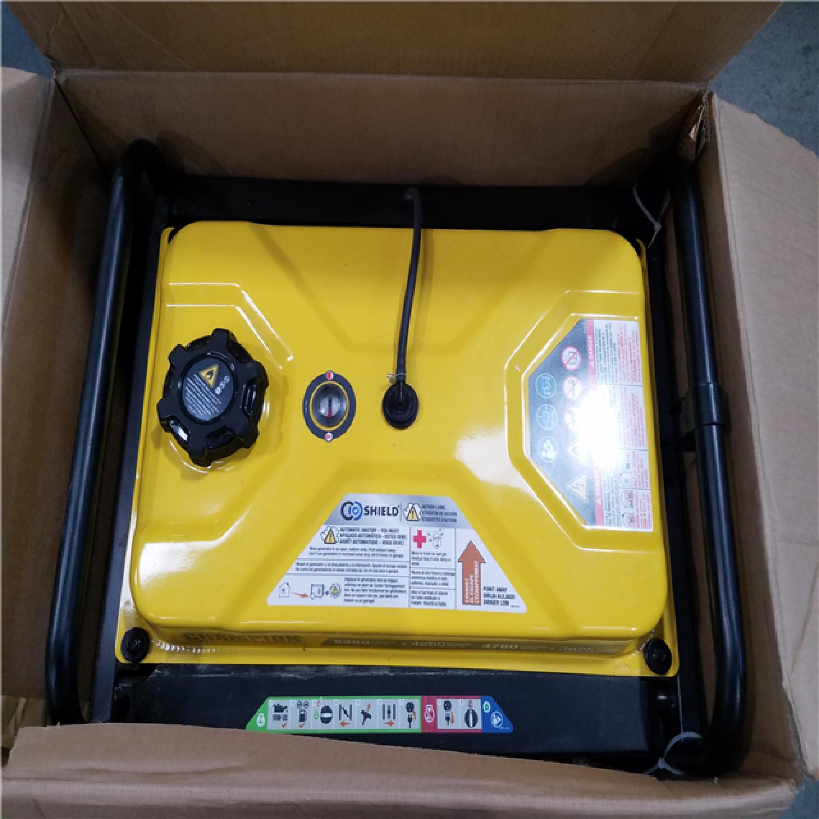 CALIFORNIA AS-IS CHAMPION DUAL FUEL PORTABLE GENERATOR