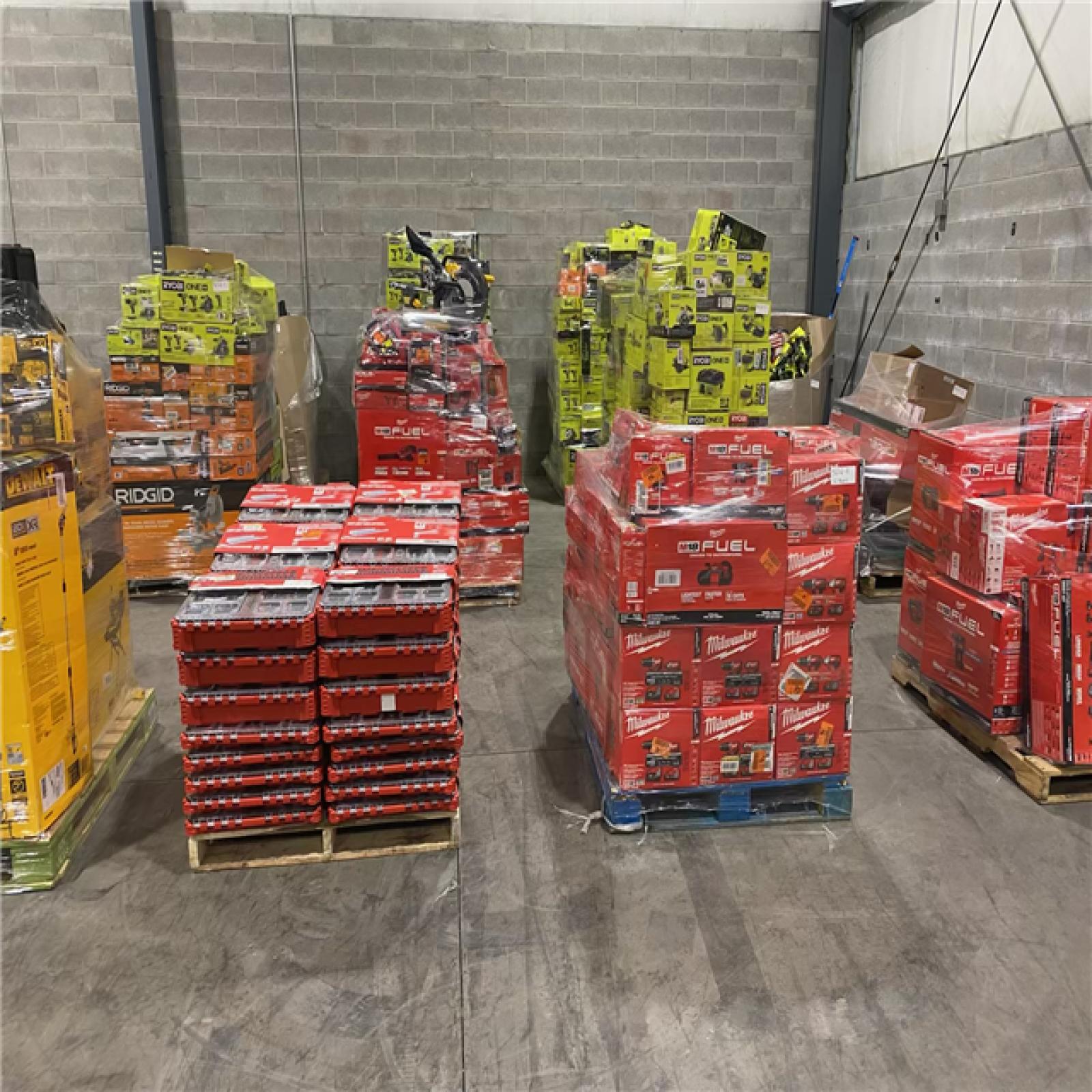Pittston Location As-Is Power Tools Partial Truckload (12 Pallets) 4656-A