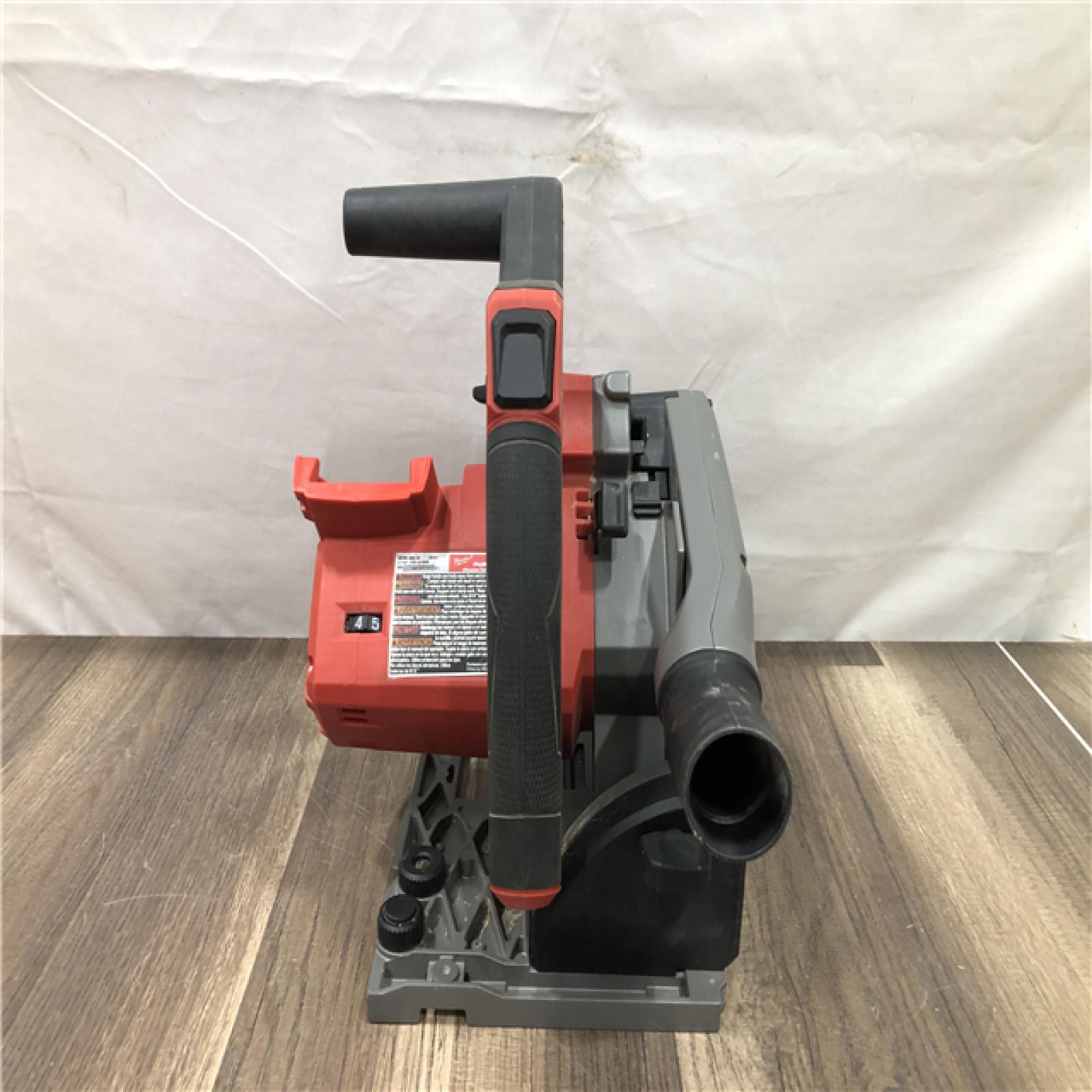 AS-IS Milwaukee FUEL 18V Lithium-Ion Cordless Brushless 6-1/2 in. Plunge Cut Track Saw (Tool-Only)