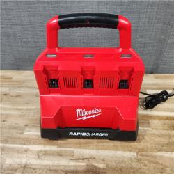 HOUSTON LOCATION - AS-IS Milwaukee M18 Packout Six Bay Rapid Charger (CHARGER ONLY)