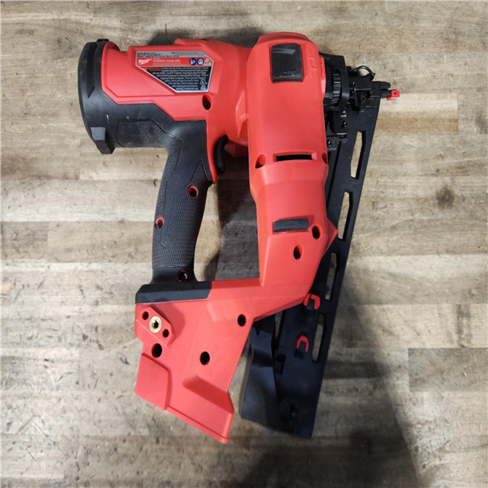 HOUSTON LOCATION - AS-IS Milwaukee M18 FUEL 18-Volt Lithium-Ion Brushless Cordless Gen II 16-Gauge Angled Finish Nailer (Tool-Only)