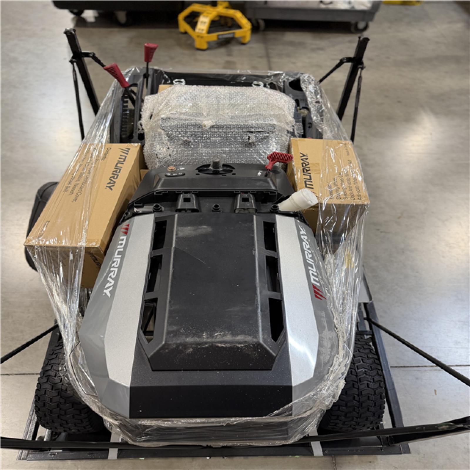 DALLAS LOCATION- AS IS MT100 42 in. 13.5 HP 500cc Engine Gas Riding Lawn Tractor Mower