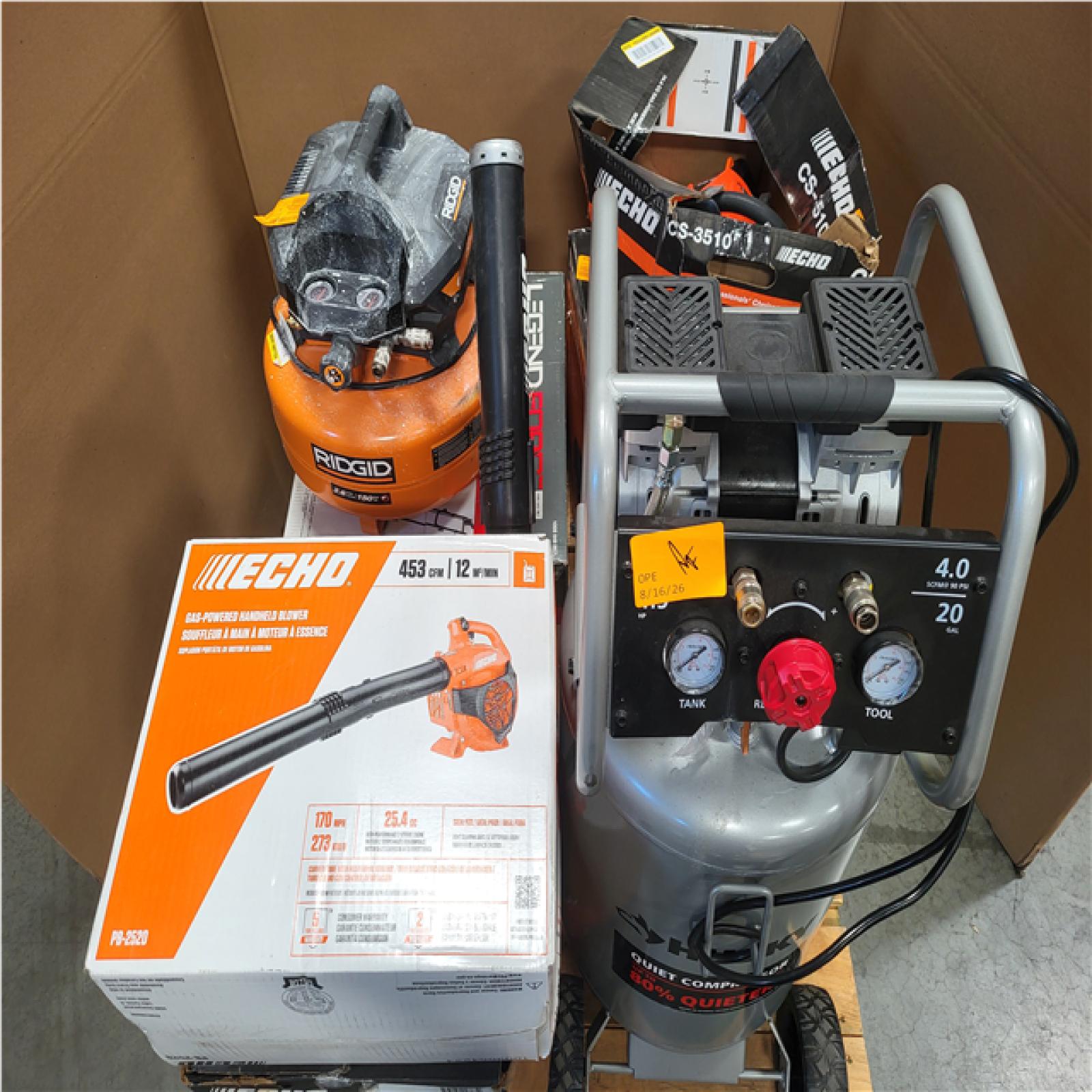 CALIFORNIA AS-IS OUTDOOR POWER EQUIPMENT