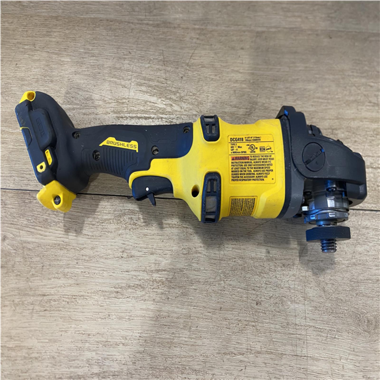 AS-IS DEWALT FLEXVOLT 60V Cordless 7 in. Angle Grinder (Tool-Only)