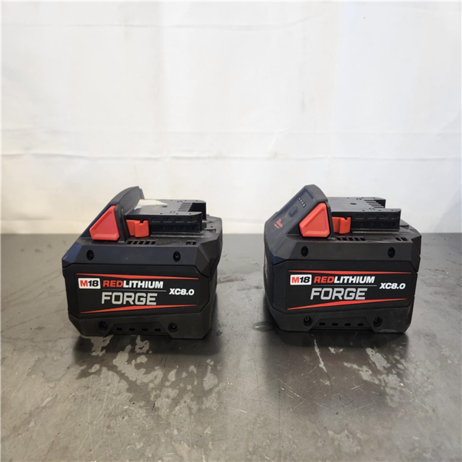 AS-IS- M18 18V Lithium-Ion REDLITHIUM FORGE XC 8.0 Ah Battery Pack (2-Pack)