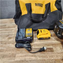 HOUSTON LOCATION - AS - IS DEWALT 20V MAX Lithium-Ion 15-Degree Electric Cordless Roofing Nailer Kit