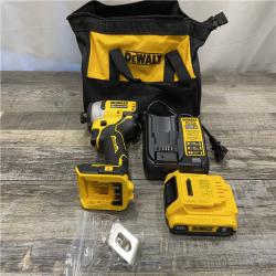 AS-IS DEWALT Atomic 20V Max Lithium-Ion Brushless Cordless Compact 1/4 in. Impact Driver Kit