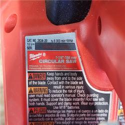 HOUSTON LOCATION - AS-IS Milwaukee FUEL 18V Lithium-Ion Brushless Cordless 7-1/4 in. Circular Saw (Tool-Only)