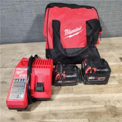 HOUSTON LOCATION - AS-IS M18 18-Volt Lithium-Ion Brushless Cordless Compact Hammer Drill/Impact Combo Kit (2-Tool) with (2) Batteries, Bag