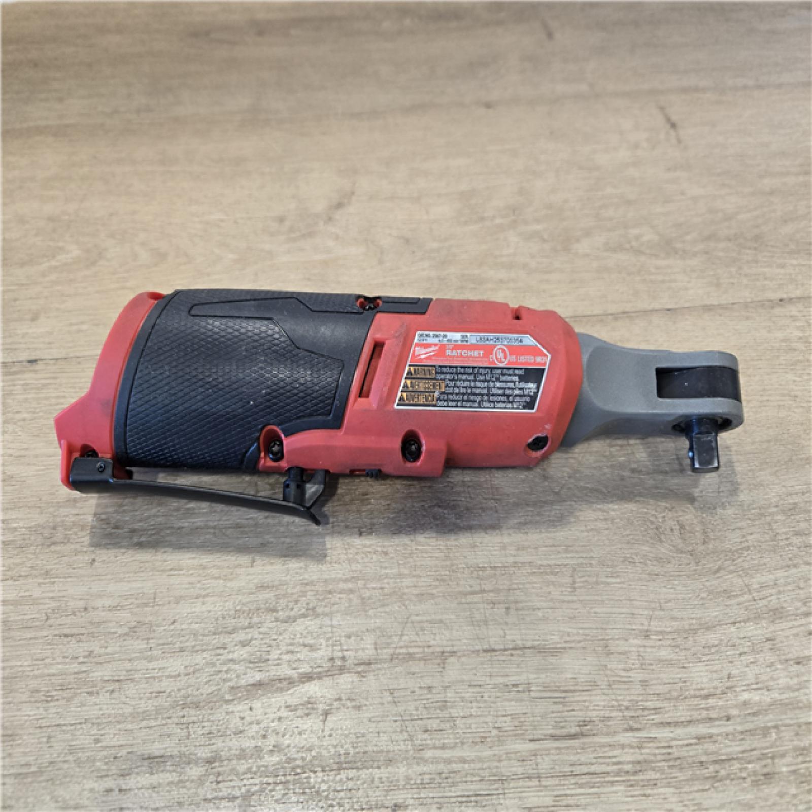 AS-IS Milwaukee FUEL 12V Cordless High Speed 3/8 in. Ratchet (Tool-Only)