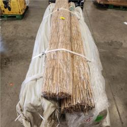 Phoenix NEW Backyard X-Scapes 6 ft. H x 16 ft. L Natural Jumbo Reed Bamboo Fencing Pallet (32-Pieces))