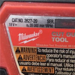 AS-IS Milwaukee M18 Cut Out Tool 2627-20 (Tool-Only)