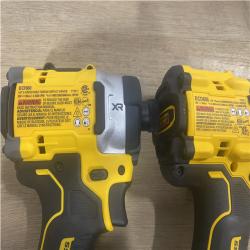 AS-IS DEWALT 20V XR Lithium-Ion Cordless 2-Tool Combo Kit
