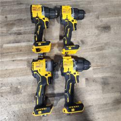 HOUSTON LOCATION - AS-IS DEWALT 4 TOOL COMBO KIT W/ (2) BATTERY & CHARGER