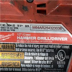 AS-IS Milwaukee FUEL 18V Lithium-Ion Brushless Cordless Hammer Drill and Impact Driver Combo Kit