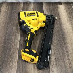 AS-IS DEWALT 20V MAX XR Lithium-Ion Cordless 2-1/2 in. 15-Gauge Finish Nailer Kit