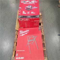CALIFORNIA AS-IS MILWAUKEE 8-1/4 TABLE SAW W/ONE-KEY&MILWAUKEE FOLDING TABLE SAW STAND
