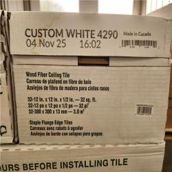 Phoenix NEW USG Ceiling Wood Fiber Ceiling Tile White (1 152 sq. ft/ 36 Cases)