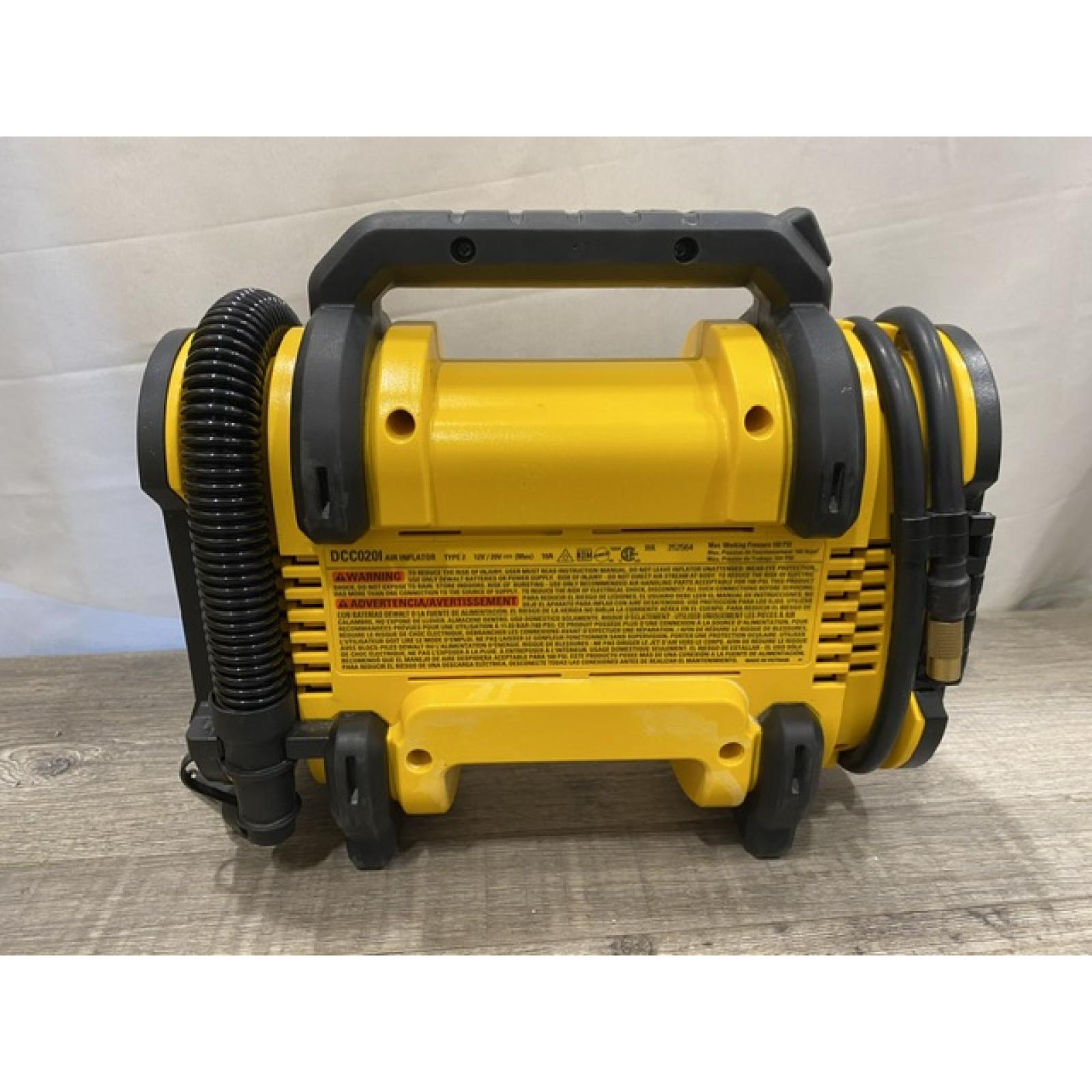 AS-IS DEWALT 20V MAX Cordless Electric Portable Inflator (Tool Only)