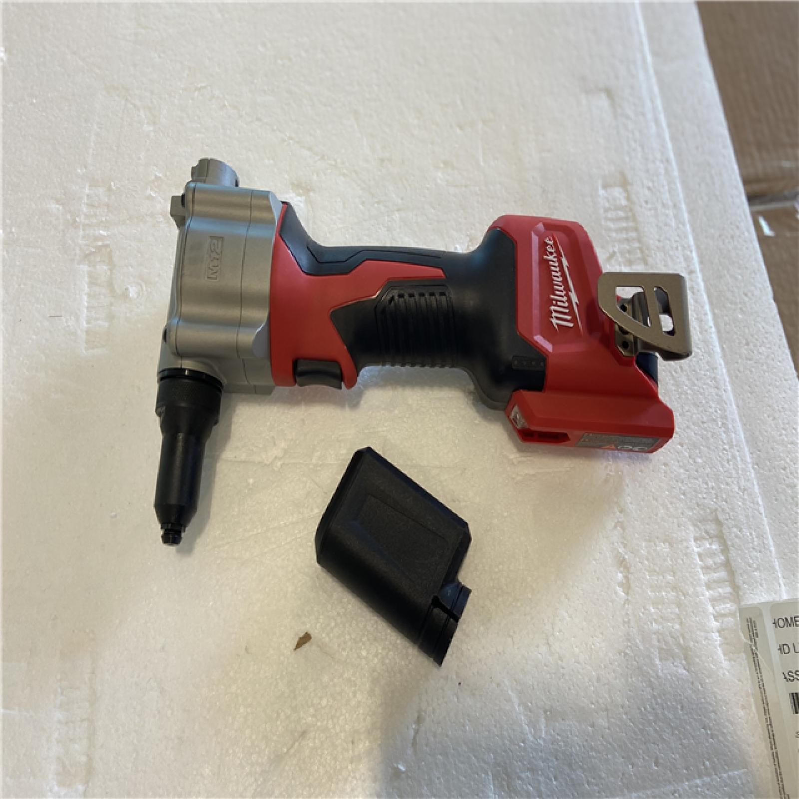 AS-IS Milwaukee M12 12-Volt Lithium-Ion Cordless Rivet Tool (Tool-Only)