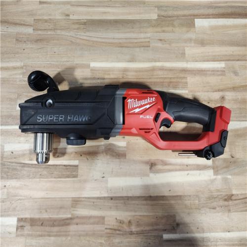 HOUSTON LOCATION - AS-IS Milwaukee FUEL 18V Lithium-Ion Brushless Cordless GEN 2 SUPER HAWG 1/2 in. Right Angle Drill (Tool-Only)