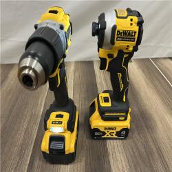 GOOD DEWALT 20V MAX XR Hammer Drill and ATOMIC Impact Driver 2 Tool Cordless Combo Kit with (2) 4.0Ah Batteries, Charger, and Bag