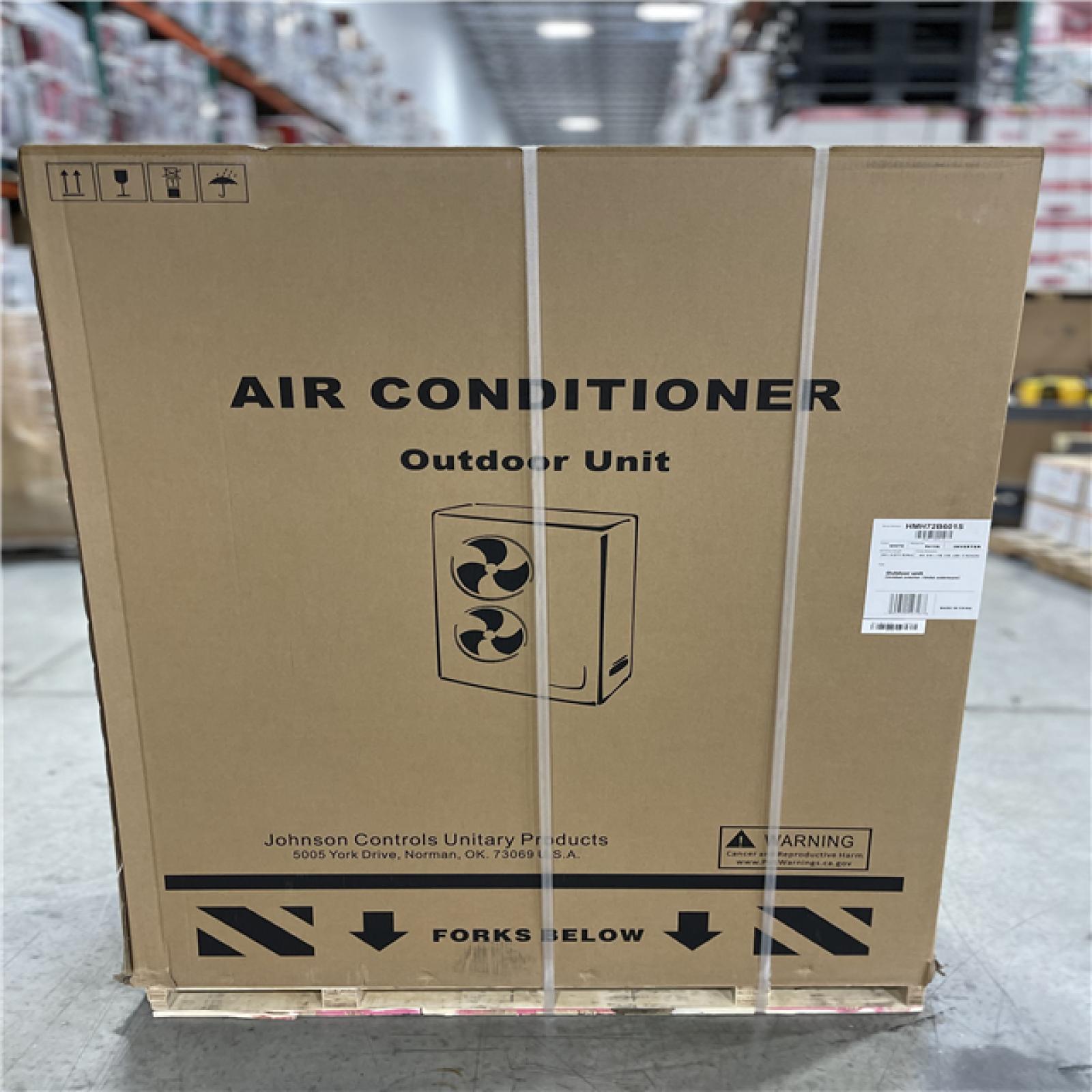 DALLAS LOCATION - Johnson Controls HMH72B601S 5 Ton 17 SEER Multi-Stage Modulating Heat Pump