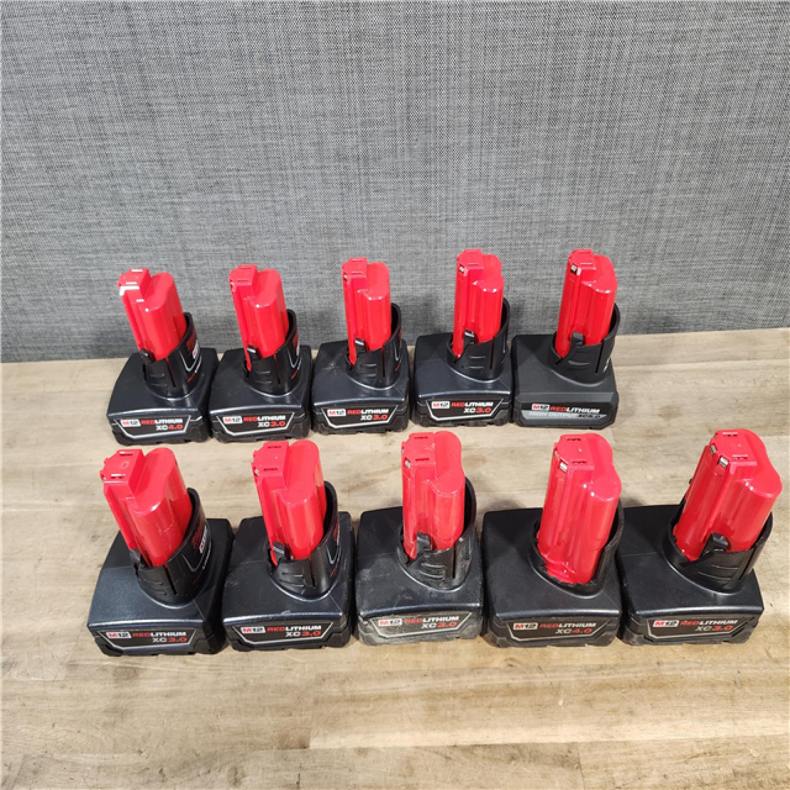 HOUSTON LOCATION - AS-IS MILWAUKEE BATTERY PACK QTY - 20