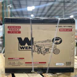 DALLAS LOCATION- WEN 11 000-Watt 120V/240V Dual Fuel Portable Gas/Propane Generator