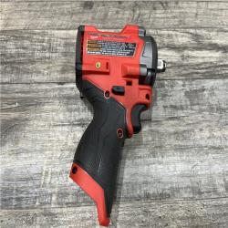 AS-IS Milwaukee FUEL 12V Lithium-Ion Brushless Cordless Stubby 1/2 in. Impact Wrench (Tool-Only)