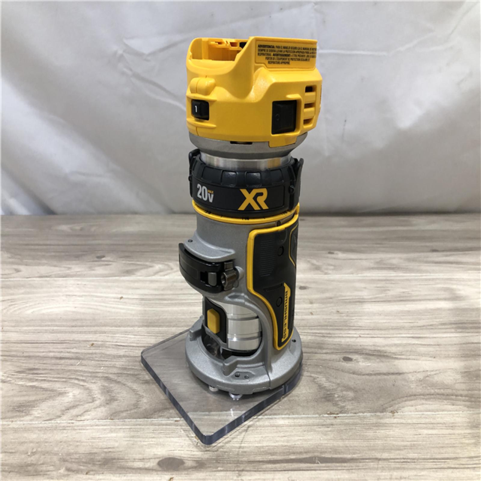 AS-IS DEWALT 20V MAX XR Cordless Fixed Base Compact Router (Tool Only)