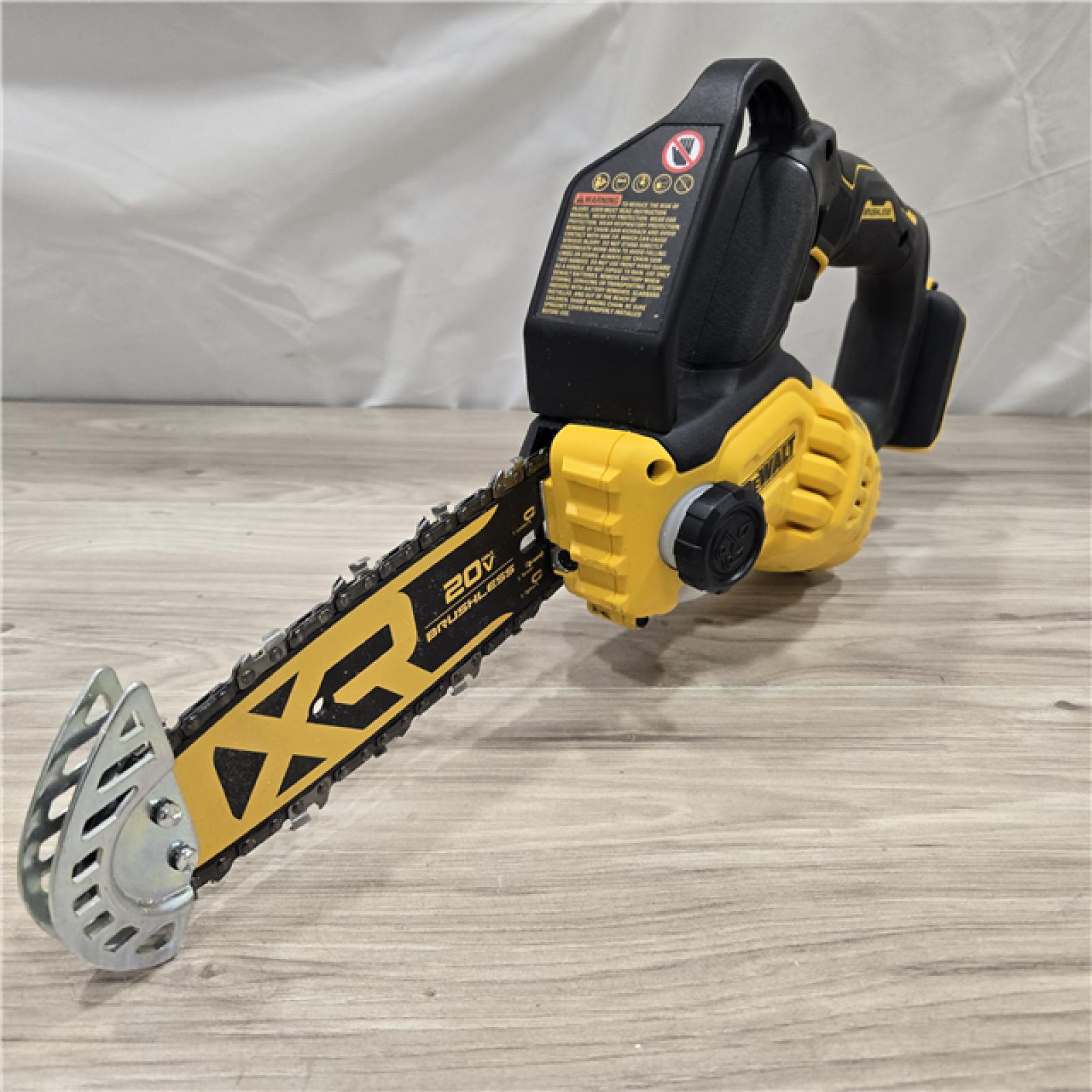 AS-IS DeWalt 20V MAX 8 in. Cordless Battery Powered Pruning Chainsaw (Tool Only)