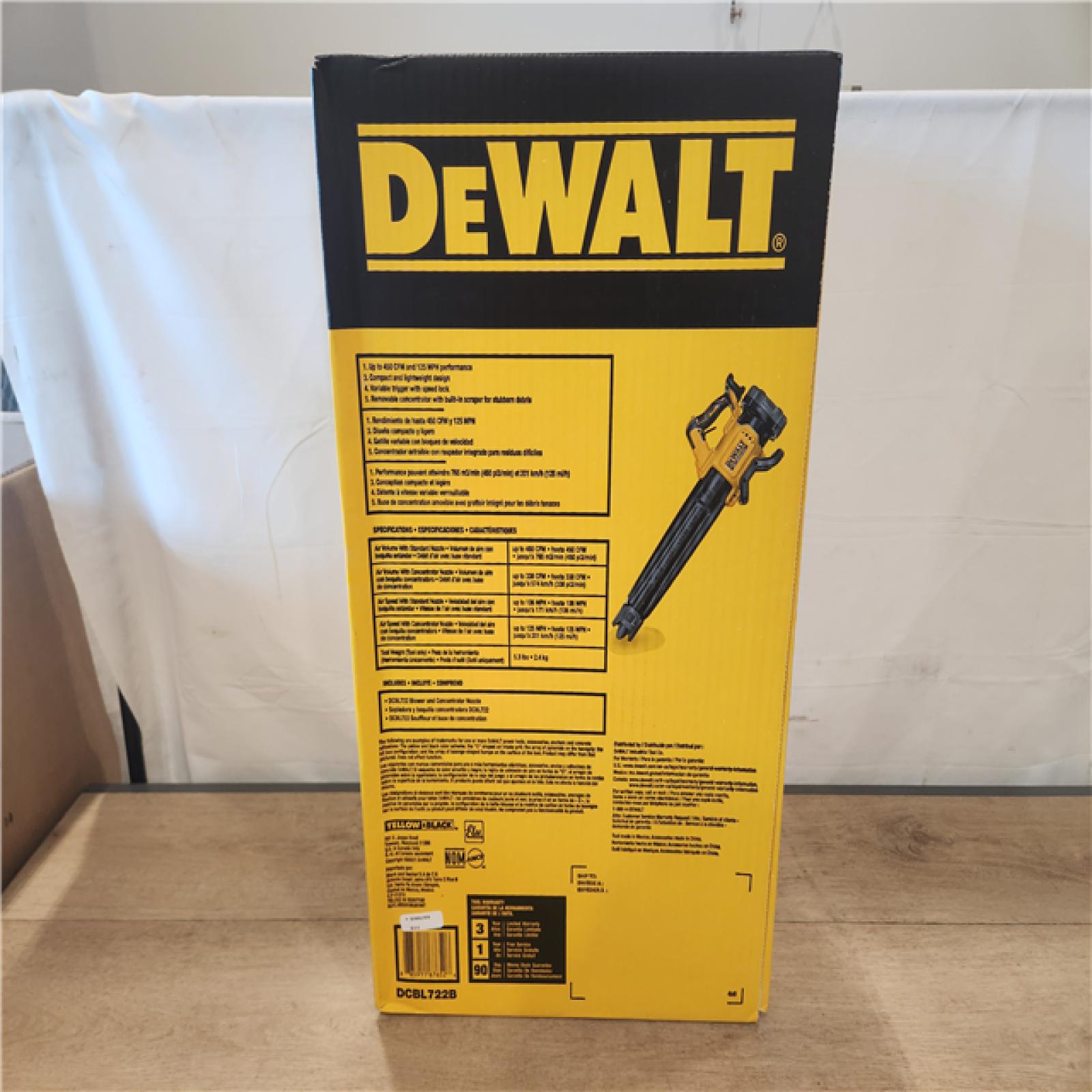 AS-IS- DEWALT 20V MAX* XR Leaf Blower  Cordless  Handhel