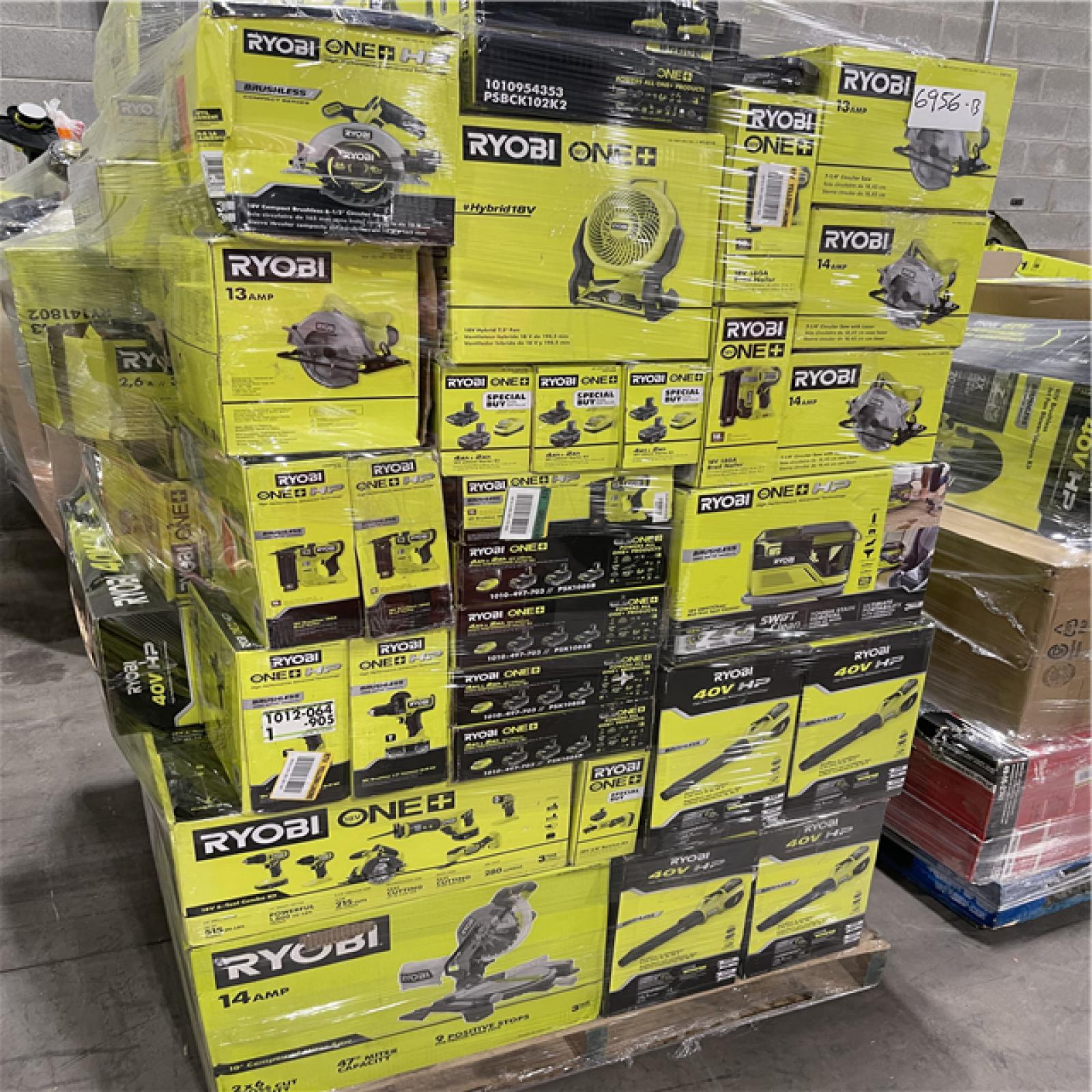 Pittston Location As-IS Power Tools Partial Truckload (15 Pallets) 6956-B