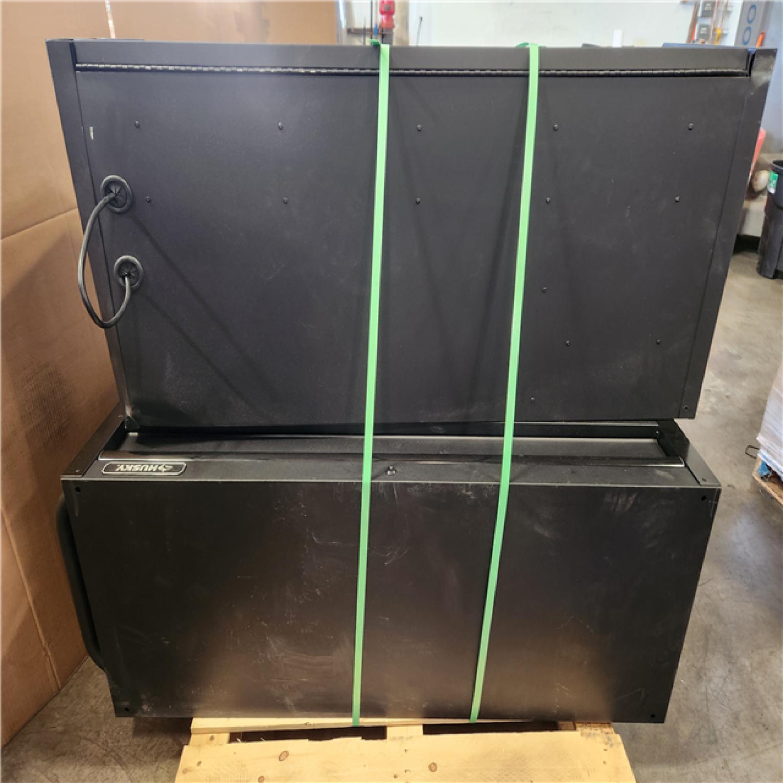 Phoenix AS-IS Husky Tool Storage 52 in. W x 20 in. D Heavy Duty Rolling Tool Chest Combo in Matte Black