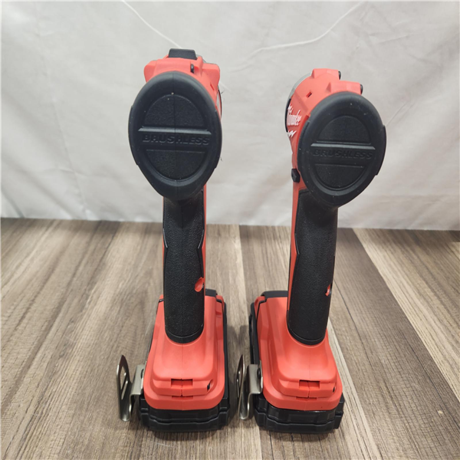 AS-IS- Milwaukee M18 Compact Brushless 2-Tool Combo Kit