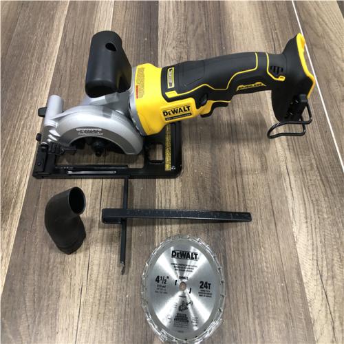 AS-IS DEWALT ATOMIC 20V MAX Cordless Brushless 4-1/2 in. Circular Saw (Tool Only)