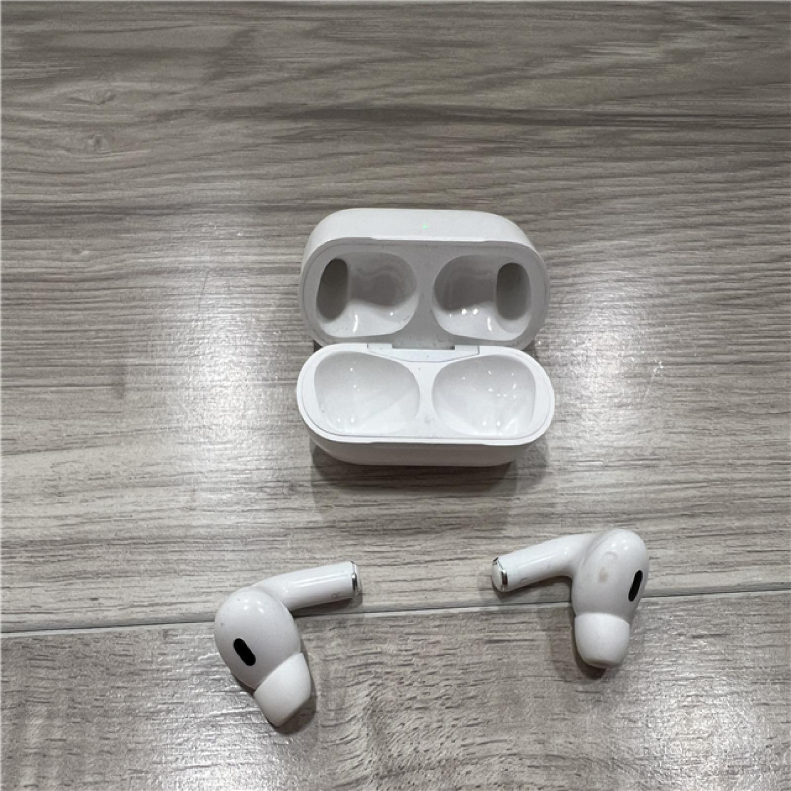 AS-IS Apple AirPods Pro (2nd Generation) with the (Lightning version) MagSafe Charging Case