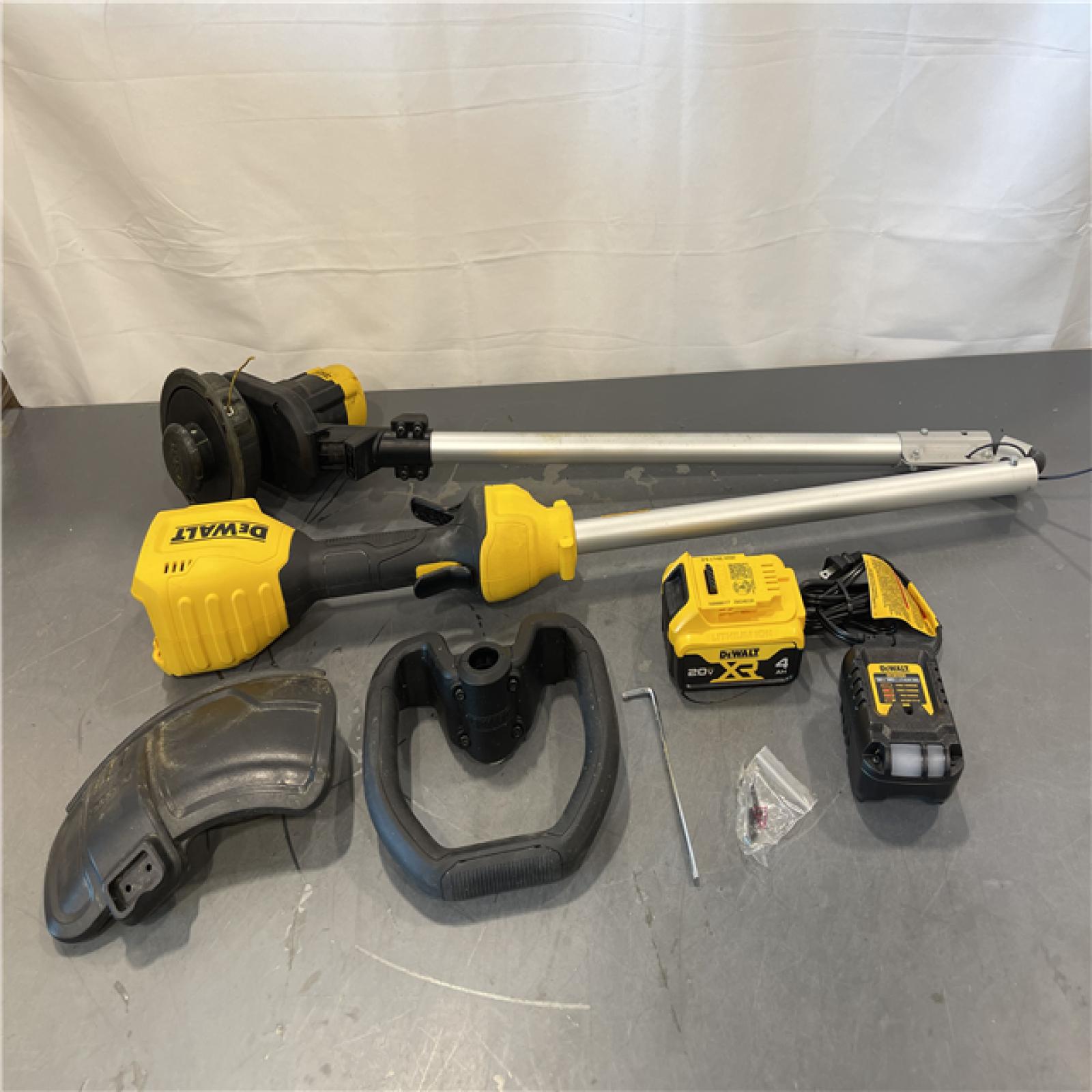 AS-IS - DeWalt 20V MAX 13 in. Cordless Battery Powered String Trimmer Kit