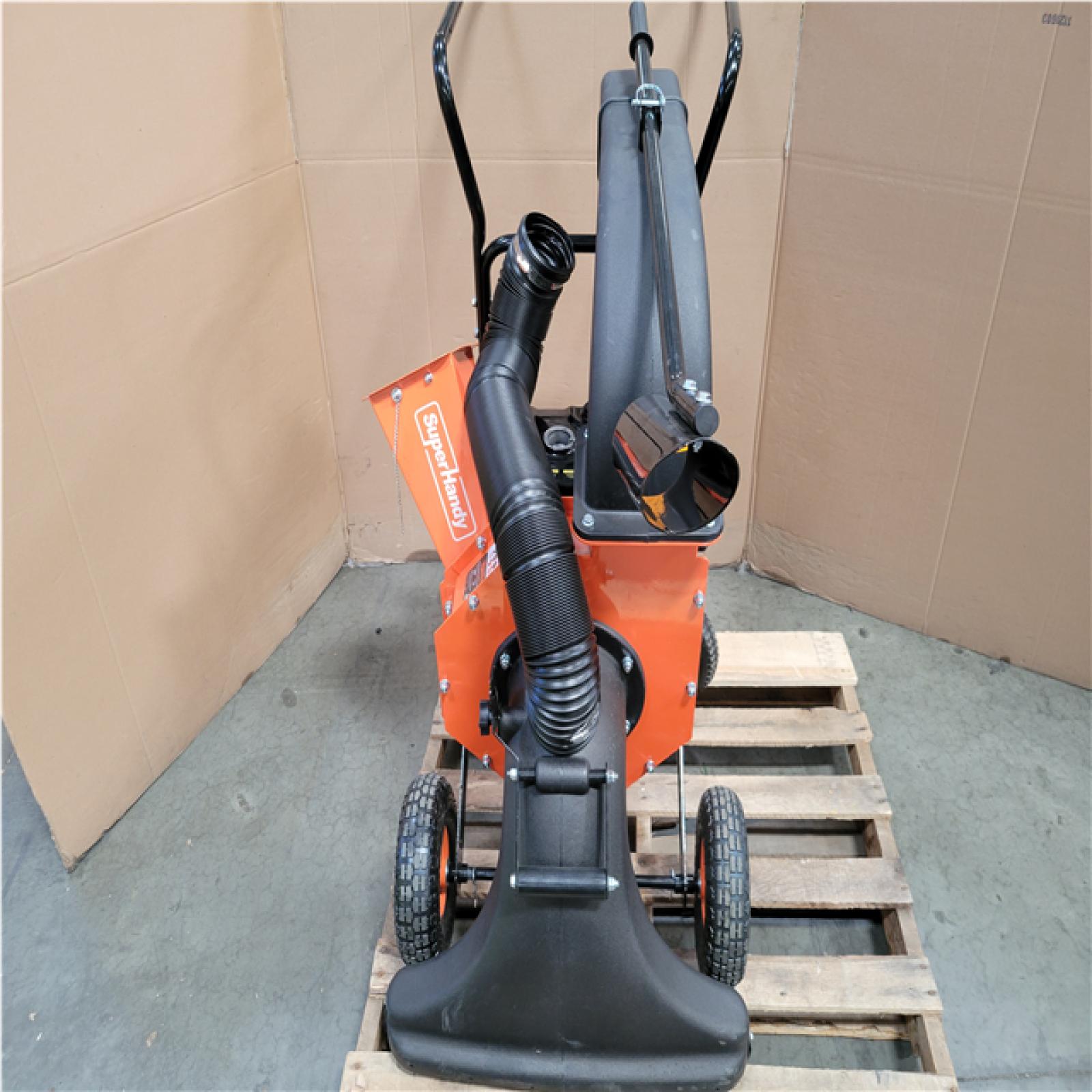 CALIFORNIA AS-IS SUPER HANDY WALK BEHIND LEAF VACUUM AND CHIPPER