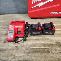 HOUSTON LOCATION - AS-IS MILWAUKEE FUEL 18V Lithium-Ion Brushless Cordless Hammer Drill and Impact Driver Combo Kit