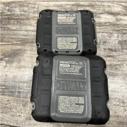 AS-IS DEWALT 20V XR Lithium-Ion Starter Pack with 8.0 Ah and 4.0 Ah Battery Packs and Charger