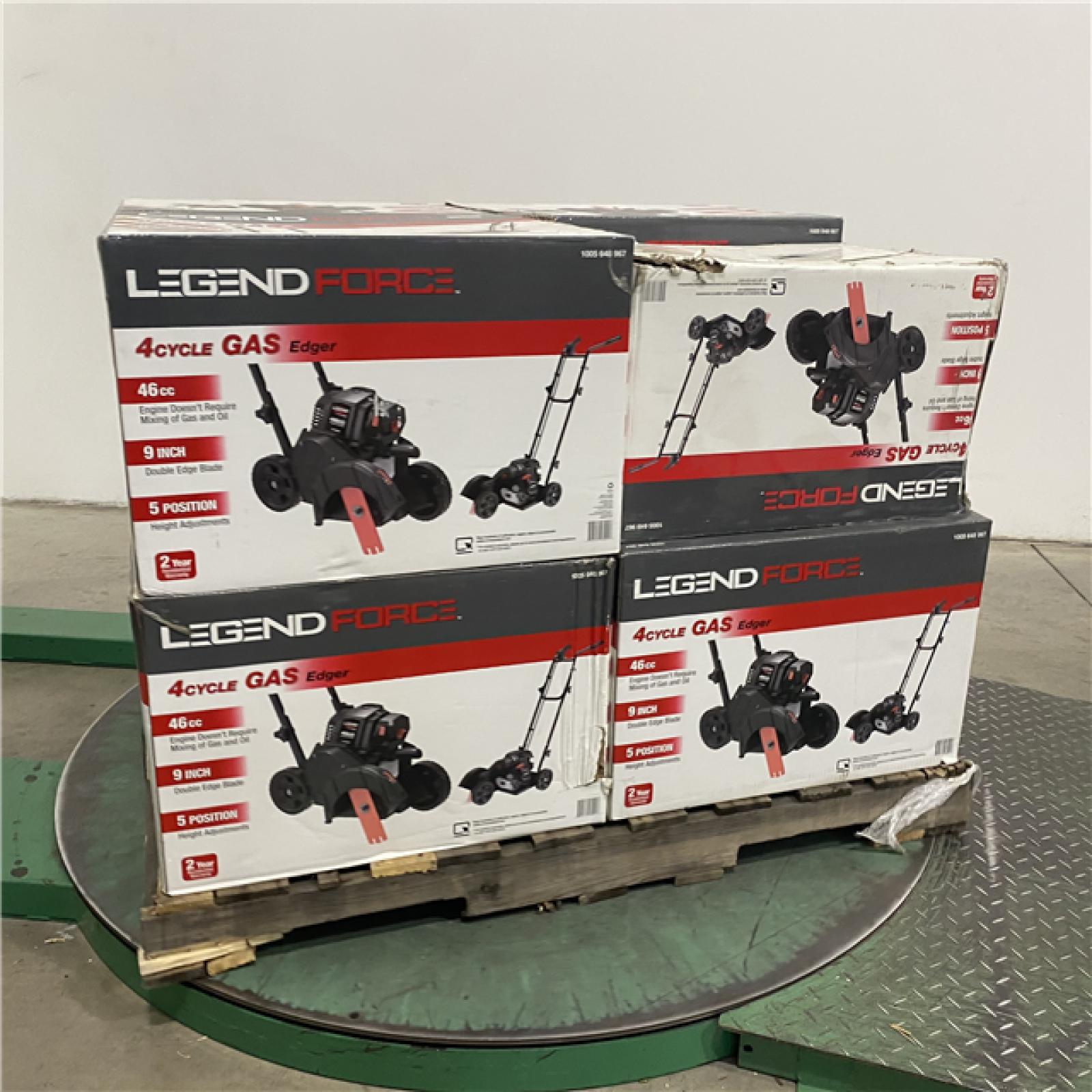Dallas Location - As-Is Legend Force 46 cc Gas Powered 4-Stroke Walk Behind Edger(Lot Of 8)